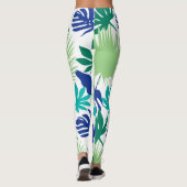 Leggings Feuilles tropicaux (Dos)