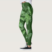 Leggings Feuilles vert clair (Gauche)