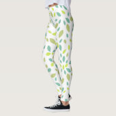 Leggings Feuilles (Vertes) (Gauche)