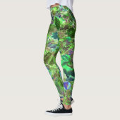 Leggings Feuilles Vertes Bleues Nature (Gauche)