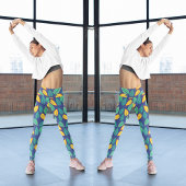 Leggings feuilles verts