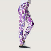 Leggings Feuilles violettes (Droite)