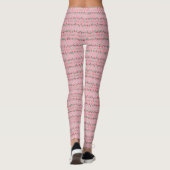 Leggings Feux de Noël rose (Dos)