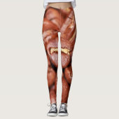 Leggings Fèves de café grillées (Devant)