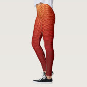 Leggings Fibre de carbone jaune rouge (Gauche)