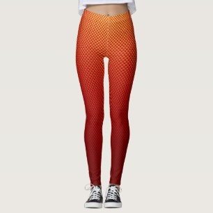 Leggings Fibre de carbone jaune rouge