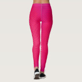 Leggings Fibre de carbone rose (Dos)