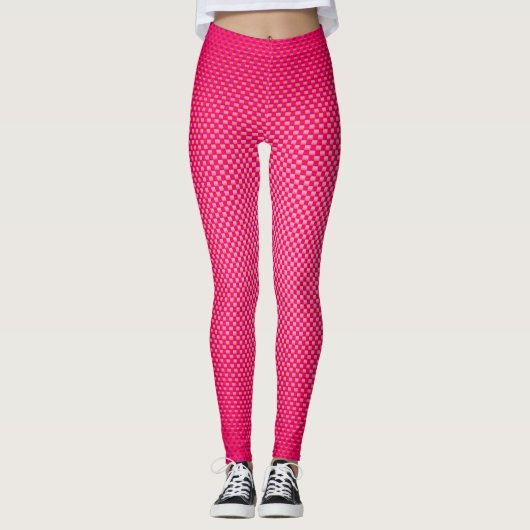 Leggings Fibre de carbone rose (Devant)