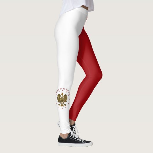 Leggings Fier d'être guêtres polonaises (Droite)