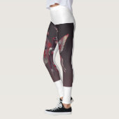 Leggings Fierce Cyberpunk Jambes de fées rouges 🤖 🧚 ♀️ (Gauche)