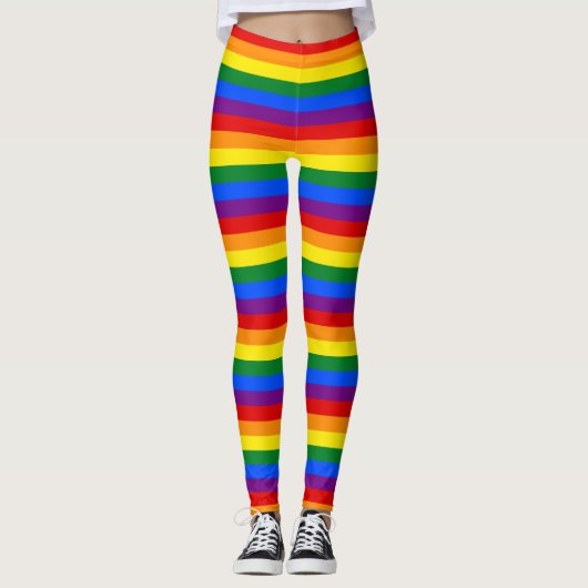 Leggings Fierté arc-en-ciel (Devant)