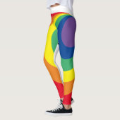Leggings Fierté arc-en-ciel LGBTQ (Gauche)