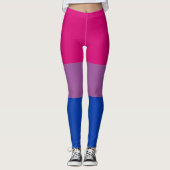 Leggings Fierté bisexuelle (Devant)