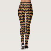 Leggings Fierté cardiaque arc-en-ciel (Dos)