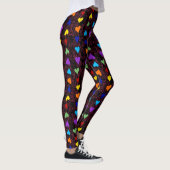 Leggings Fierté Coeurs arc-en-ciel LGBT gay Queer One Love (Droite)