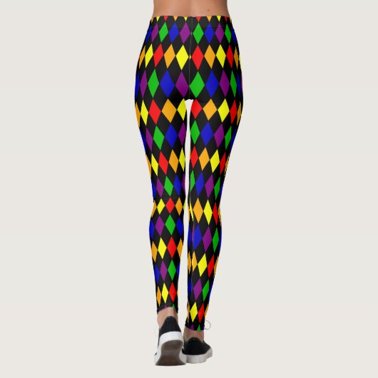 Leggings fierté de harlequin (Dos)