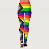 Leggings Fierté de progrès LGBTQ+ Unisexe Tendance  (Dos)