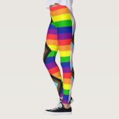 Leggings Fierté de progrès LGBTQ+ Unisexe Tendance  (Gauche)