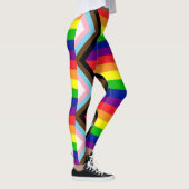 Leggings Fierté de progrès LGBTQ+ Unisexe Tendance  (Droite)