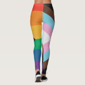 Leggings Fierté gay lgbt drapeau arc-en-ciel (Dos)