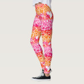 Leggings Fierté lesbienne Sunset Squiggle (Gauche)