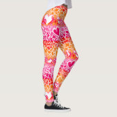 Leggings Fierté lesbienne Sunset Squiggle (Droite)