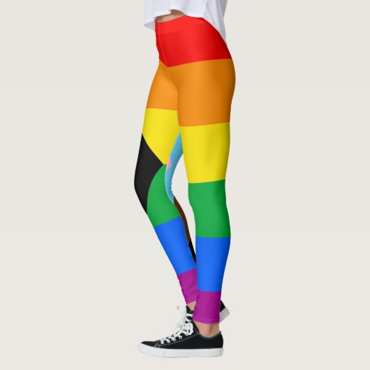 Leggings FIERTÉ LGBT (Progress Pride) (Gauche)