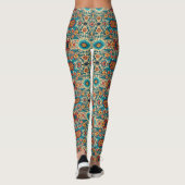 Leggings Fiesta Blooms, personnalisable (Dos)