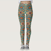 Leggings Fiesta Blooms, personnalisable (Devant)