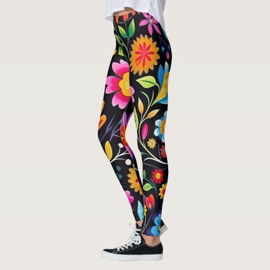 Leggings Fiesta Florale mexicaine (Gauche)