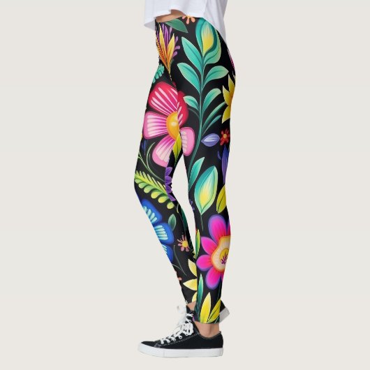 Leggings Fiesta Florale mexicaine (Gauche)