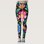 Leggings Fiesta Florale mexicaine (Devant)
