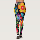 Leggings Fiesta Florale mexicaine (Dos)