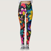 Leggings Fiesta Florale mexicaine (Devant)