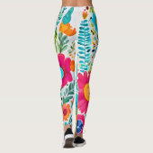 Leggings Fiesta florale vibrante (Dos)