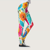 Leggings Fiesta florale vibrante (Droite)