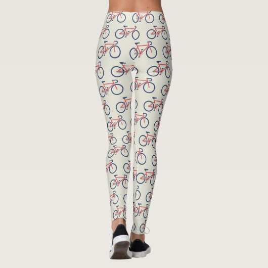 Leggings fietspatroon (Achterkant)