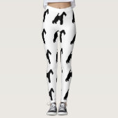 Leggings Fil Fox Terrier silo noir (Devant)