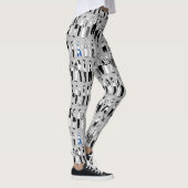 Leggings File d'attente, plus de LGrey BG en file d'attente (Droite)