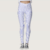 Leggings Filet bleu et blanc (Devant)