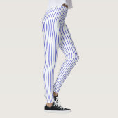 Leggings Filet bleu et blanc (Droite)