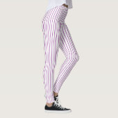 Leggings Filet pourpre et blanc (Droite)