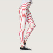Leggings Filet rouge et blanc (Droite)