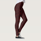 Leggings Filet rouge et noir (Droite)