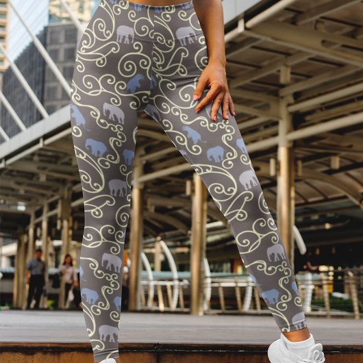 Leggings Filigree et Eléphants