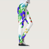 Leggings Fille à fleurs colorées (Droite)