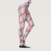 Leggings Fille Abstraite forme de coeur Funky Y2K Yoga (Droite)