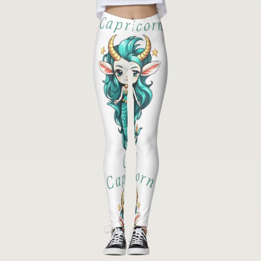 Leggings Fille Capricorne Sirène Thunder_Cove (Devant)