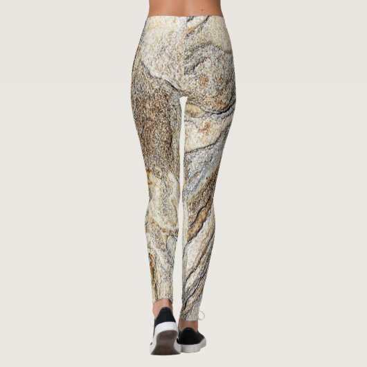 Leggings Fille Cool Moderne Marbre Texture (Dos)