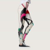 Leggings Fille de geisha avec le parapluie (Droite)